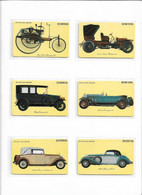 Germany - Daimler Benz-Oldtimer - O 1518-1523-599-600 - 6 Mint Puzzle Set Cards In Folder, 10.93, 2.000ex - O-Serie : Serie Clienti Esclusi Dal Servizio Delle Collezioni