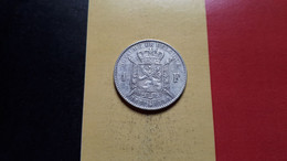 BELGIQUE LEOPOLD II SUPERBE 1 FRANC 1830-1880 50EME ANNIVERSAIRE INDEPENDANCE ARGENT/ZILVER/SILBER/SILVER - 1 Franc