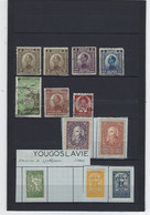 LOT VIEUX TIMBRES - YOUGOSLAVIE - Sonstige & Ohne Zuordnung