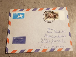 ISRAEL AIR MAIL COVER CIRCULED SEND TO GERMANY - Airmail