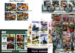 Lot Timbres  Thematique " Pearl Harbor " - Guerre Mondiale (Seconde)