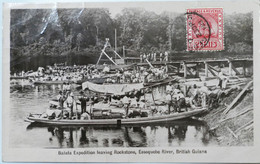 C. P. A. : SURINAM : British Guiana : Balata Expedition Leaving Rockstone, Essequebo River, Stamp In 1929 - Suriname