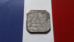 FRANCE PARIS 25 CENTIMES BON POUR UN PARCOURS JUSQU'AU 31 DECEMBRE 1921 - Monétaires / De Nécessité