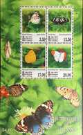 Sri Lanka 1999 Butterflies Minisheet MNH - Butterflies