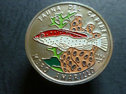 Cuba - 1 Peso 1994 - Fauna Dei Caraibi - Spigola - Multicolore - KM# 466.2 - Cuba
