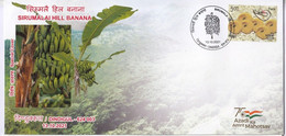 India 2021 Sirumalai Hill Banana GI Tag Special Cover Fruit, Juice, Vitamin ,Food (**) Inde Indien - Brieven En Documenten