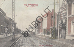 Postkaart-Carte Postale - TRAZEGNIES - Rue De La Station  (C1503) - Courcelles