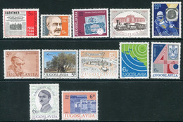 YUGOSLAVIA 1984  Twelve Commemorative Issues MNH / **. - Unused Stamps