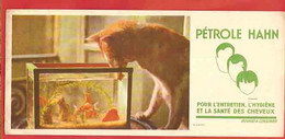 BUVARD / BLOTTER  ::  Petrole Hann  : Le Chat Qui Surveille Le Poisson Rouge - Dieren