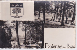 94 - FONTENAY SOUS BOIS - 2 VUES DU LAC DE LA PORTE JAUNE - Fontenay Sous Bois