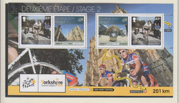Isle Of Man 2014 Tour De France (Stage 2) Miniature Sheet - Unmounted Mint NHM - Man (Ile De)