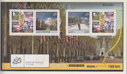 Isle Of Man 2014 Tour De France (Stage 3) Miniature Sheet - Unmounted Mint NHM - Man (Ile De)