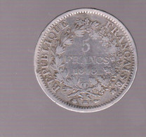 5 Francs  Louis Philippe1  1848 Bb - 5 Francs