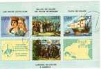 Entdeckung Amerika 2894/7,3ZD+Block 86C O 15€ ESPAMER 1985 Havanna Kuba Bloque Ss Philatelic Bloc Ship Se-tenant Bf Cuba - Colecciones & Series