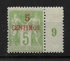 MAROC Protectorat : "Sage"  N° 2 Neuf ** Type 1 Avec Millésime (cote 80,oo €) - Unused Stamps
