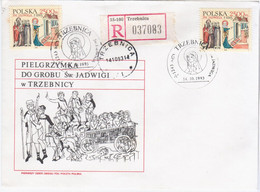 Poland Polska 1993 FDC 750th Anniversary Of The Death Of St. Jadwiga, Trzebnica - Cartas & Documentos