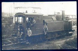 Cpa Carte Photo Locomotive PLM Page 377   JA22-03 - Trains