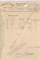 Fabrication De Peignes En Ivoire/Joseph LECOEUR/Ivry La Bataille/Commande/Baumann & Sulman/Berlin/Allemagne/1909 FACT490 - Drogerie & Parfümerie