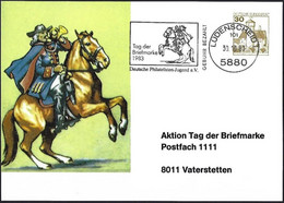 Germany FRG 1983 - Postal Stationary : Stamp Day - Ludwigstein Castle, Werra Valley - Cartes Postales Privées - Oblitérées