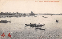Tonkin:  Annam.   Hué    Rivière Et Marchés     (voir Scan) - Viêt-Nam
