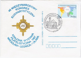 Poland Polska 1997 46th International Eucharistic Congress, Philatelic Exhibition, Wroclaw-Legnica-Olawa - Brieven En Documenten