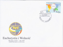 Poland Polska 1997 FDC 46th International Eucharistic Congress, Wroclaw - Brieven En Documenten