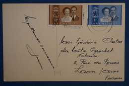 AJ17 LUXEMBOURG BELLE LETTRE  1953  ANVERS  POUR  LAON  FRANCE + ++ AFFRANCH. INTERESSANT - Covers & Documents