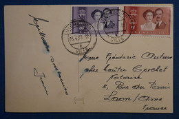 AJ17 LUXEMBOURG BELLE LETTRE  1953  ANVERS  POUR  LAON  FRANCE + ++ AFFRANCH. INTERESSANT - Storia Postale