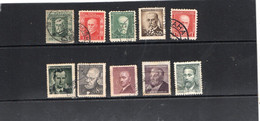 B - 1923/67 Cecoslovacchia - Personaggi - Colecciones & Series