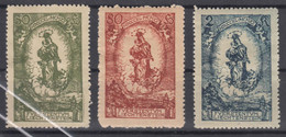 Liechtenstein 1920 Mi#40-42 Mint Hinged - Nuevos
