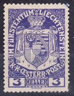Liechtenstein 1917 Mi#4 Used - Oblitérés