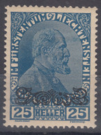 Liechtenstein 1920 Mi#13 Mint Hinged - Neufs