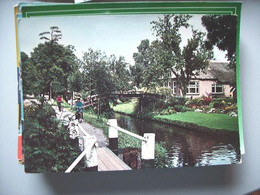 Nederland Holland Pays Bas Giethoorn Met Boerderij En Bruggetje - Giethoorn