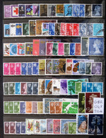 Grande-Bretagne - Great Britain - Grossbritannien - 98 Oblitérés - 98 Used Stamps - 98 Gebrauchte Marken - Collections