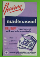 Buvard 532 - Laboratoire Laroche - MADECASSOL - Etat D'usage : Voir Photos - 13.5x21 Cm Environ - Vers 1950 - Produits Pharmaceutiques