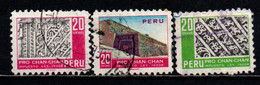 PERU' - 1967 - Various Stone Bas-reliefs From Chan-Chan - USATI - Peru