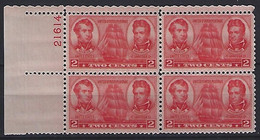 USA 1936  Army And Navy Heroes (**) MNH  Mi.396 - Plate Blocks & Sheetlets