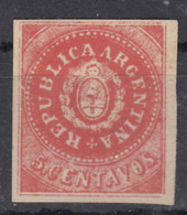 Argentina 1862 Mi#5 II MNG - Ongebruikt