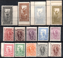 554.GREECE.1901 FLYING  HERMES.HELLAS 170-183,SC. 165-178 THICK PAPER,MNH. - Nuovi