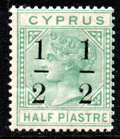 555.CYPRUS.1886 S.G.27,SC.26a M.H.SIGNED - Cyprus (...-1960)