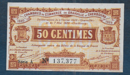 Chambres De Commerce Du  GRANVILLE Et CHERBOURG -  50 Centimes  -  Pirot N° 1 - Chambre De Commerce