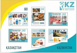 Kazakhstan 2021. Block. Food Industry. Made In Kazakhstan. NEW!!! - Kazakhstan