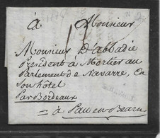 MP Dourvault Pour Airvault (Deux Sèvres) à Sec - St Loup 1776 - Non Coté - 1701-1800: Vorläufer XVIII