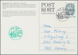 Postkarte P 103 Tag Der Briefmarke 1978, SSt GÖTEBORG HANSA'78 20.10.1978 - Postal Stationery