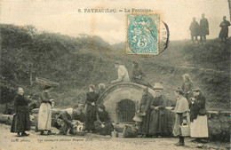 Payrac * Vue Sur La Fontaine * Villageois * Lavoir Laveuses - Autres & Non Classés