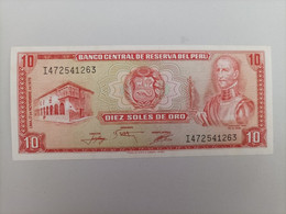 Billete De 10 Soles De Oro De Perú 1976, UNCIRCULATED - Peru