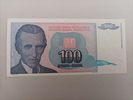 Billete De Yugoslavia De 100 Dinara, Año 1994, UNC - Joegoslavië