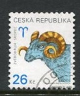 CZECH REPUBLIC 2003 Zodiac Definitive 26 Kc Used.  Michel 349 - Oblitérés