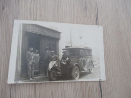 Carte Photo Boulangerie Beau Plan Devanture Personnel Et Auto Ancienne - Zu Identifizieren