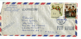 PANAMA 1968 - Affr.  Sur Lettre Express Pour La France - - Panama